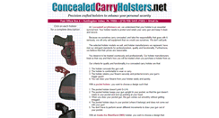 Desktop Screenshot of concealedcarryholsters.net